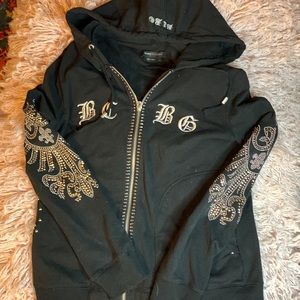 NWOT BCBG zip hoodie